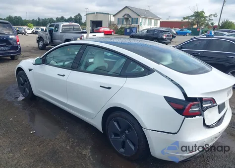 2021 Tesla Model 3 Standard Range Plus Rear-Wheel Drive из США, поврежденный, VIN 5YJ3E1EA2MF091480